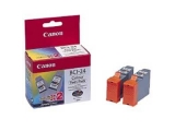 CANON S 200/300, i250/320/350/i450/iP1500 Kolor x 2 BCI-24CTWIN