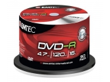 Dysk Emtec DVD-R 4,7GB 16X CB (50)